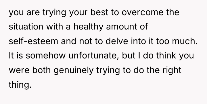 you are trying your best to overcome the situation with...