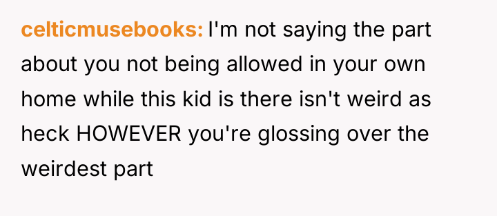 celticmusebooks I'm not saying the part about you not being...