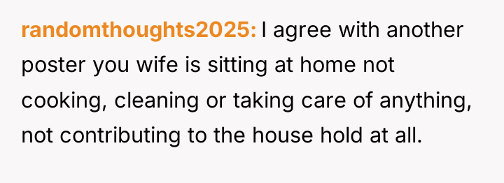 randomthoughts2025 I agree with another poster you wife is sitting...