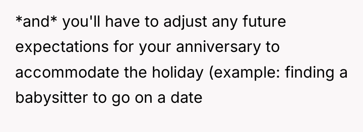 *and* you'll have to adjust any future expectations for your...