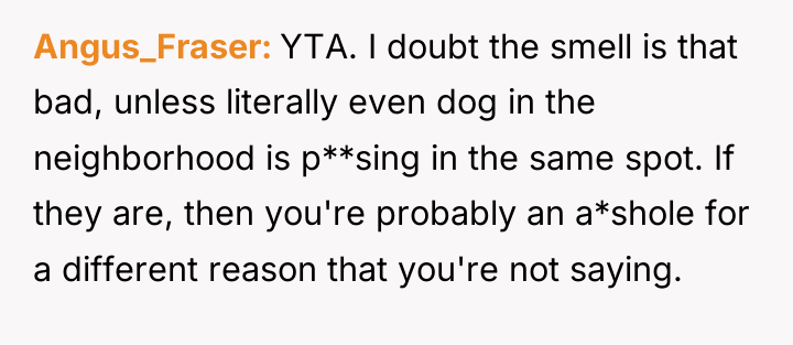 Angus_Fraser YTA. I doubt the smell is that bad, unless...