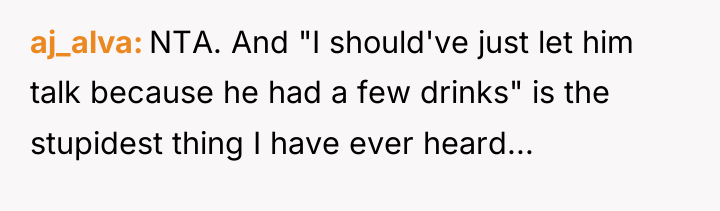 aj_alva NTA. And "I should've just let him talk because...