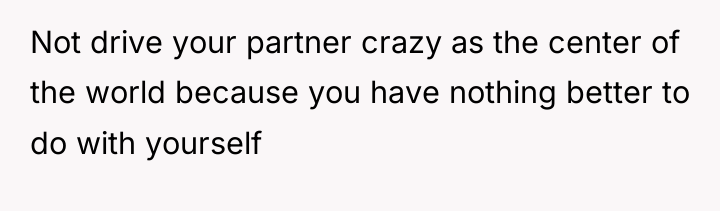 Not drive your partner crazy as the center of the...