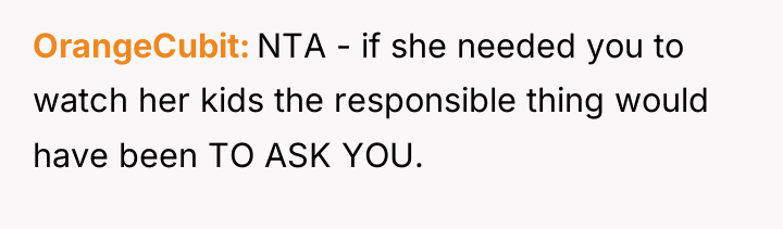 OrangeCubit NTA - if she needed you to watch her...