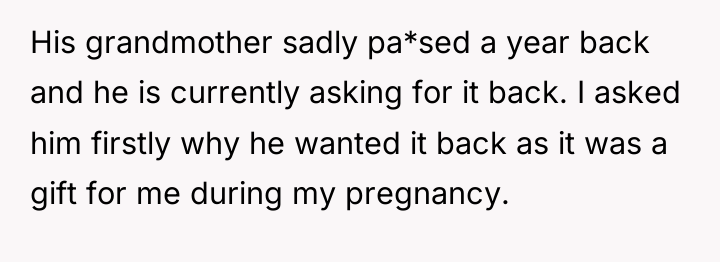 His grandmother sadly pa*sed a year back and he is...