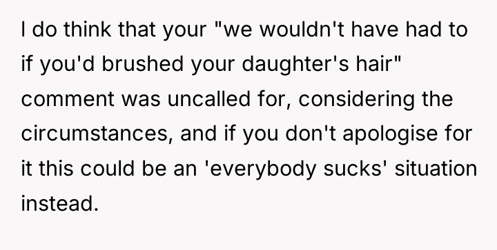 l do think that your "we wouldn't have had to...