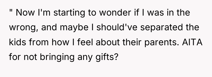 " Now I'm starting to wonder if I was in...