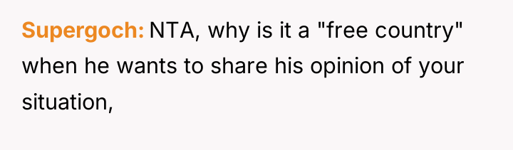 Supergoch NTA, why is it a "free country" when he...