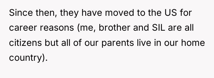 Since then, they have moved to the US for career...