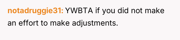 notadruggie31 YWBTA if you did not make an effort to...