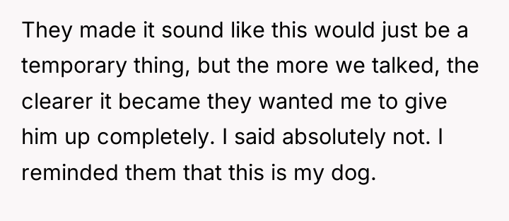 They made it sound like this would just be a...