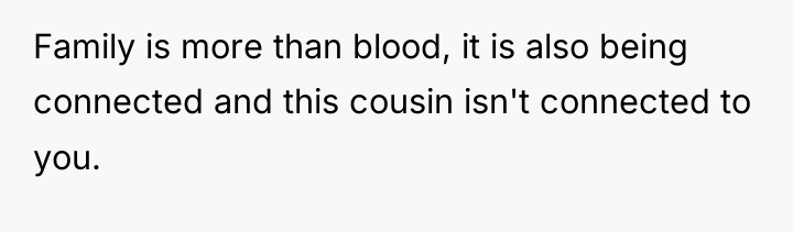 Family is more than blood, it is also being connected...