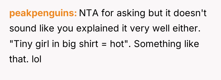 peakpenguins NTA for asking but it doesn't sound like you...