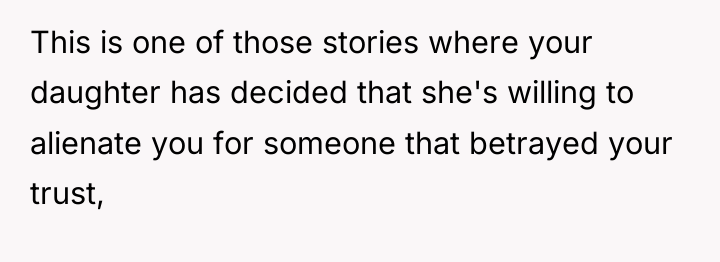 This is one of those stories where your daughter has...