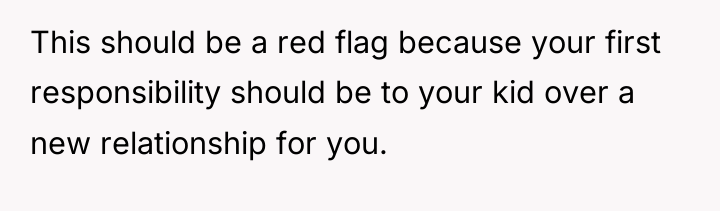 This should be a red flag because your first responsibility...
