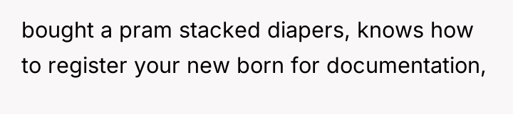 bought a pram stacked diapers, knows how to register your...