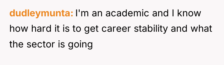 dudleymunta I'm an academic and I know how hard it...