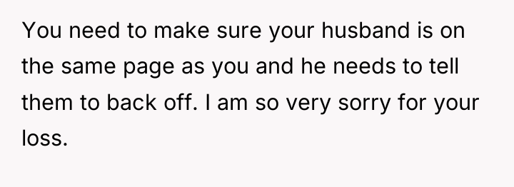 You need to make sure your husband is on the...