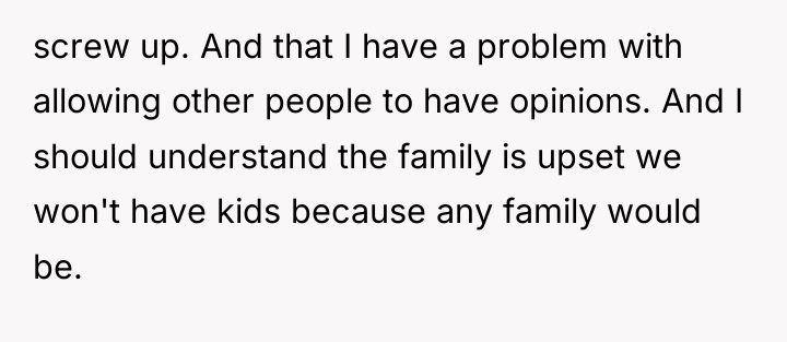 screw up. And that I have a problem with allowing...