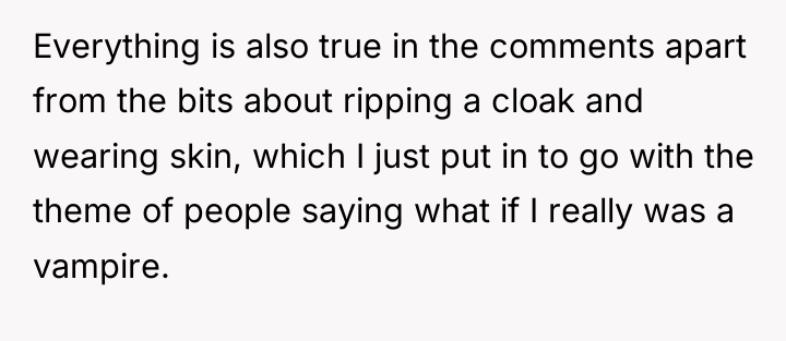 Everything is also true in the comments apart from the...