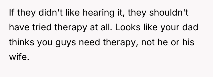 If they didn't like hearing it, they shouldn't have tried...