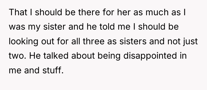 That I should be there for her as much as...