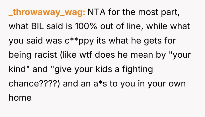 _throwaway_wag NTA for the most part, what BIL said is...