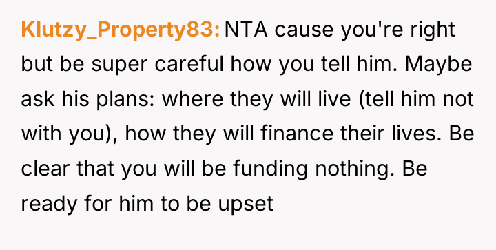 Klutzy_Property83 NTA cause you're right but be super careful how...