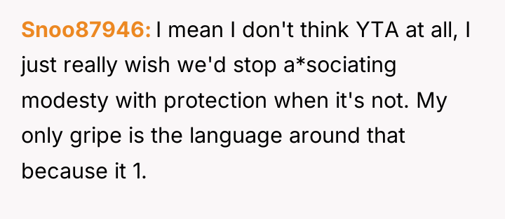 Snoo87946 I mean I don't think YTA at all, I...
