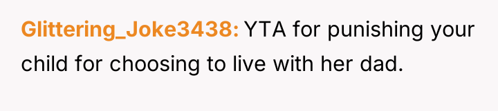 Glittering_Joke3438 YTA for punishing your child for choosing to live...