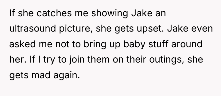 If she catches me showing Jake an ultrasound picture, she...