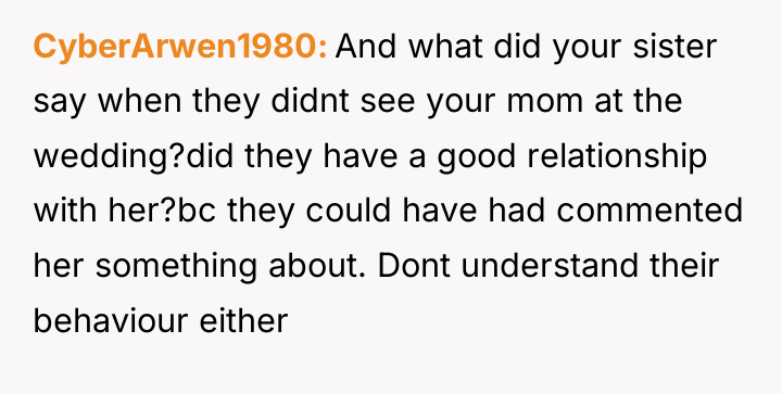 CyberArwen1980 And what did your sister say when they didnt...