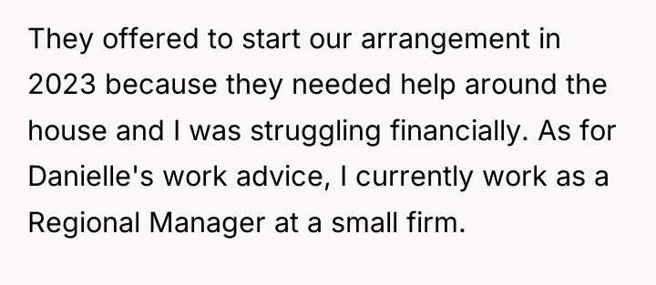 They offered to start our arrangement in 2023 because they...