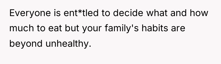 Everyone is ent*tled to decide what and how much to...