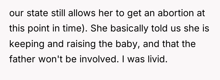 our state still allows her to get an abortion at...