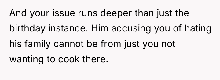 And your issue runs deeper than just the birthday instance....