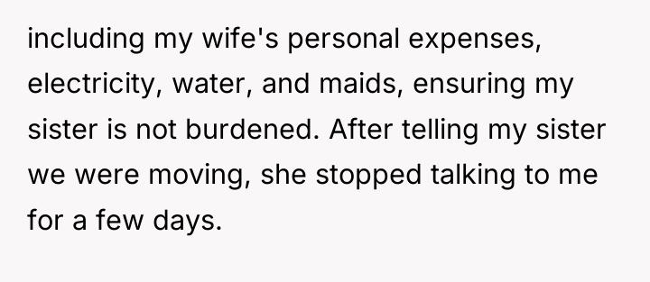 including my wife's personal expenses, electricity, water, and maids, ensuring...