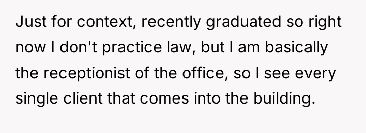 Just for context, recently graduated so right now I don't...