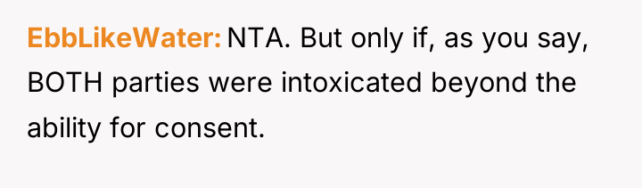 EbbLikeWater NTA. But only if, as you say, BOTH parties...