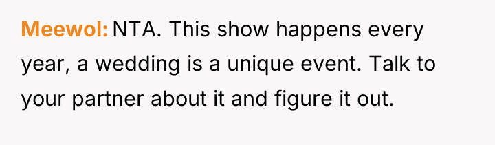 Meewol NTA. This show happens every year, a wedding is...