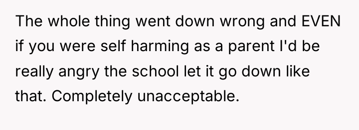 The whole thing went down wrong and EVEN if you...