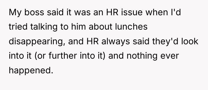 My boss said it was an HR issue when I'd...